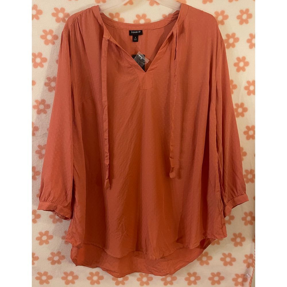 Torrid Rust Orange Blouse